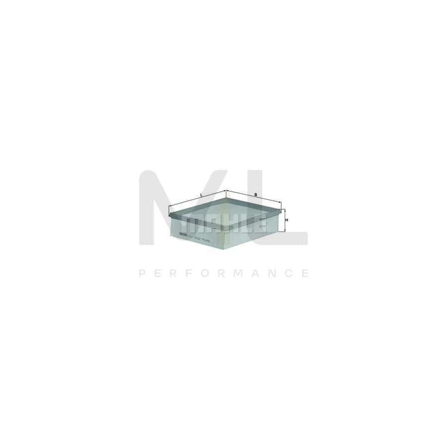 MAHLE ORIGINAL LX 742/2 Air Filter Filter Insert | Performance Parts DirectCar Parts