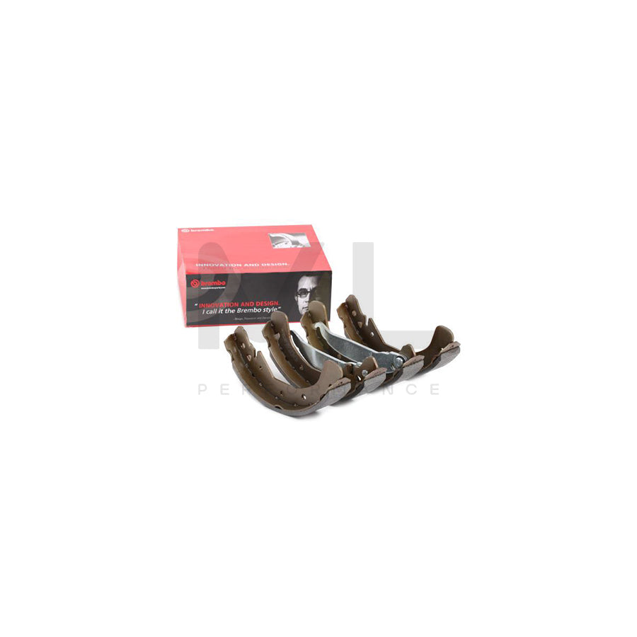 BREMBO S 59 517 Brake Shoe Set with handbrake lever