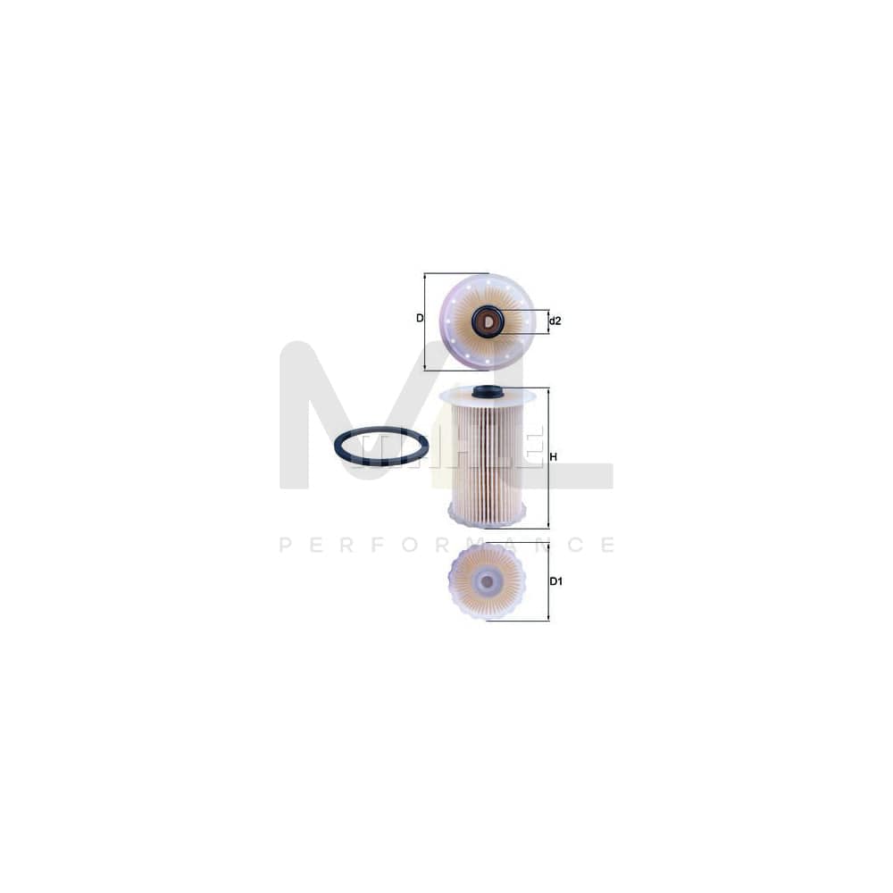 MAHLE ORIGINAL KX 229D Fuel filter Filter Insert | Performance Parts DirectCar Parts