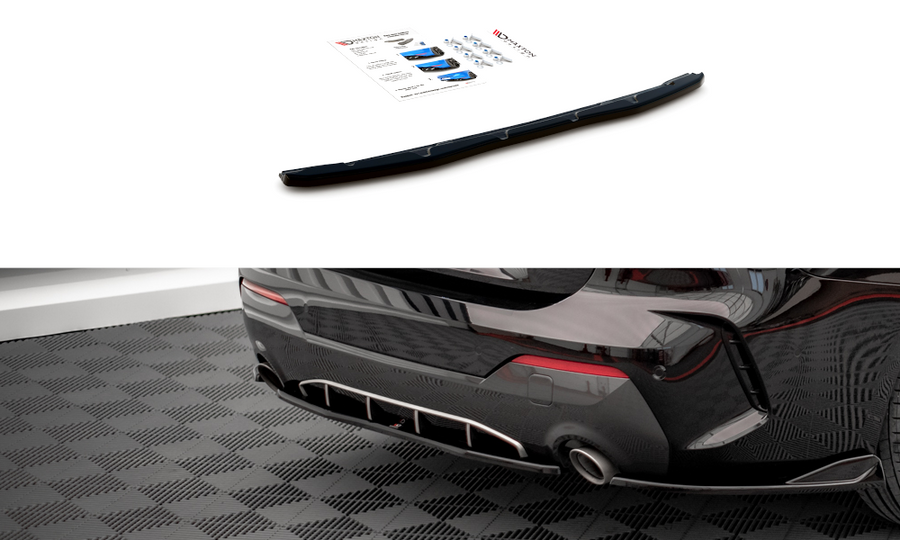 Maxton Design BMW Series 4 M-Pack G22 Central Rear Splitter