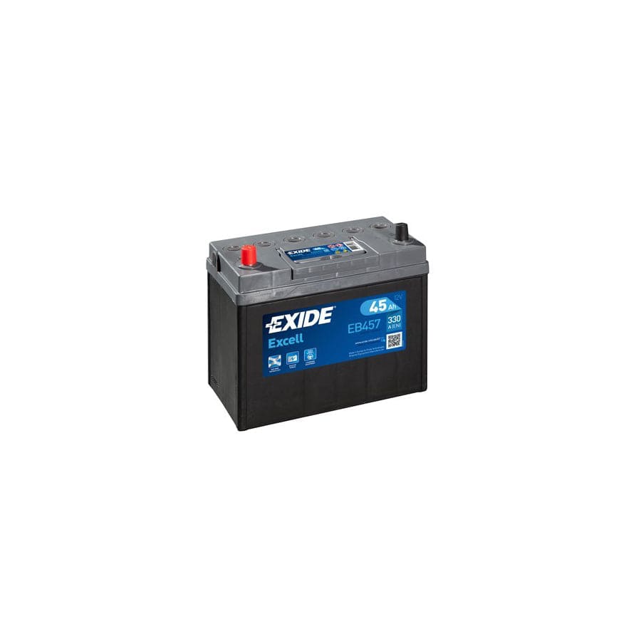 Exide EB457 Excell Car Battery 45AH 330A 155SE