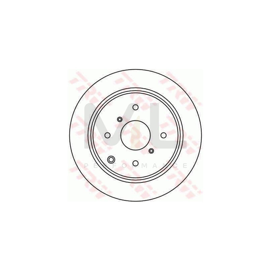 TRW DF1442 Brake Disc Vented | Performance Parts Direct Car Parts