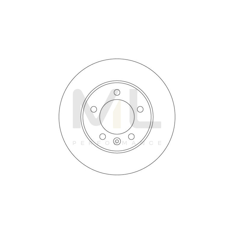 TRW DF6179 Brake Disc Solid, Painted | Performance Parts Direct Car Parts