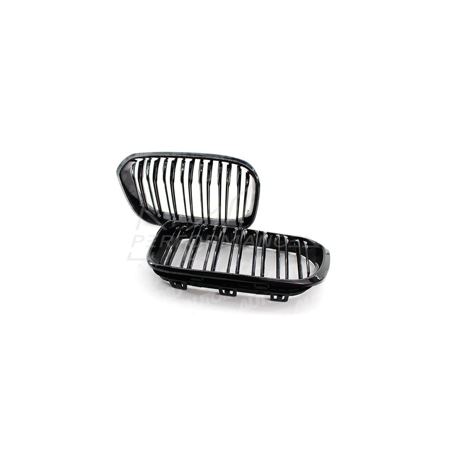AUTOID BMW F20 F21 LCI Gloss Black Kidney Grilles (Inc. 118i, 125i, M135i & M140i)