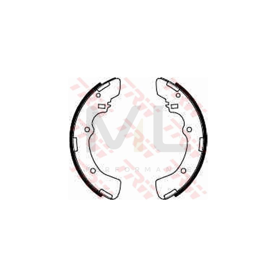 TRW GS8516 Brake Shoe Set | Performance Parts Direct Car Parts