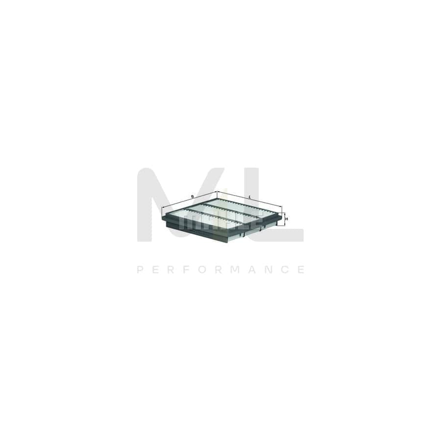 MAHLE ORIGINAL LX 989 Air Filter Filter Insert | Performance Parts DirectCar Parts