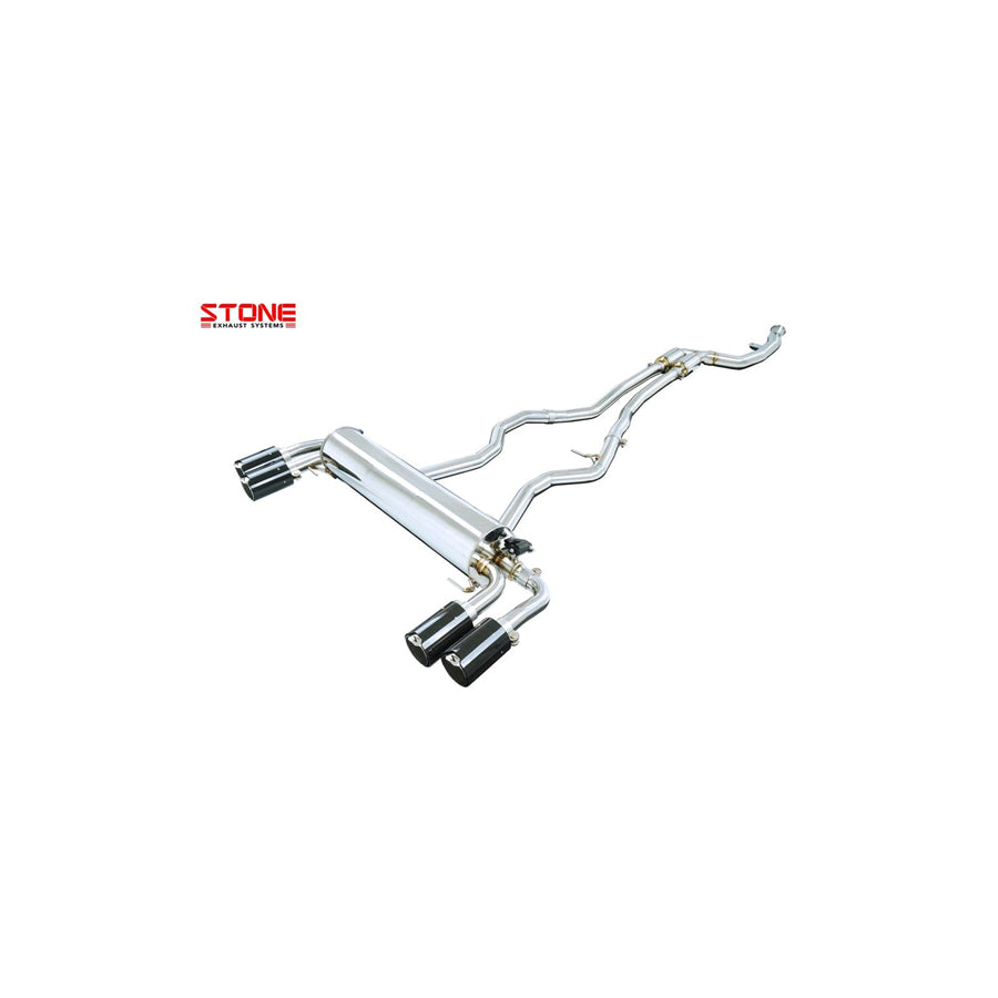 Stone Exhaust BMW B58D G20 G21 OEM Integrated Valved Catback Exhaust System - OPF Model (M340i & M340i xDrive)