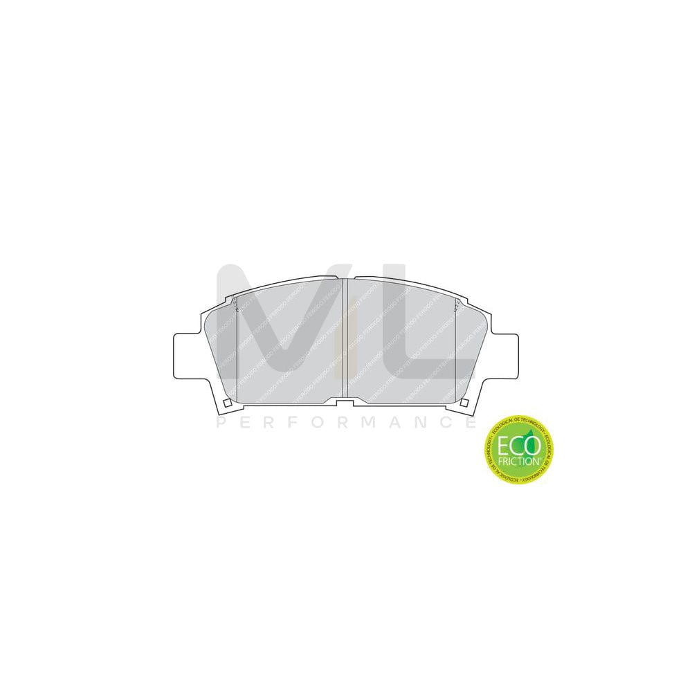 Ferodo Premier Eco Friction Fdb4304 Brake Pad Set With Acoustic Wear Warning, Without Accessories | Performance Parts Direct Car Parts