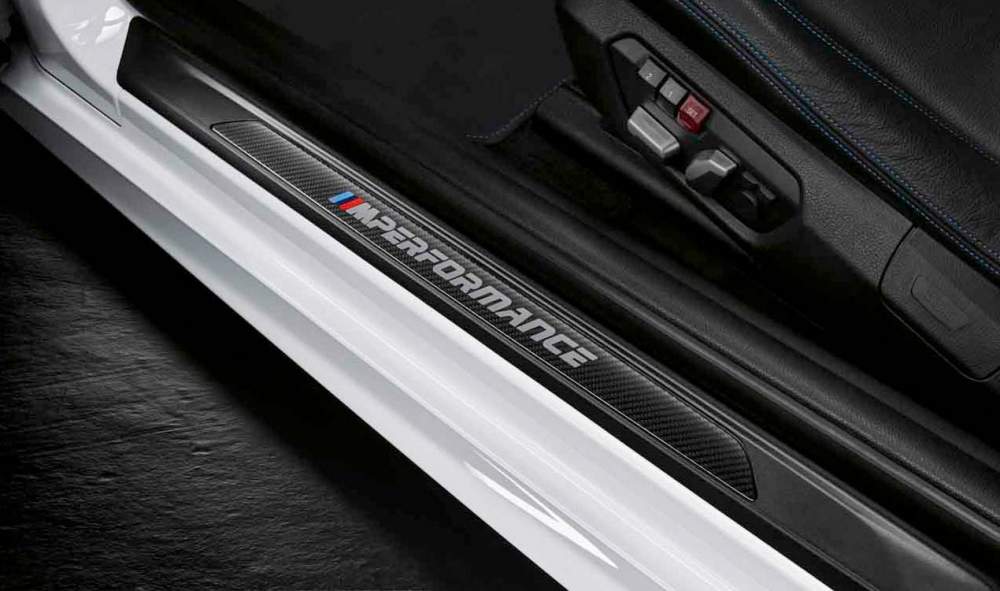 Genuine BMW 51472457829 F22 F23 F21 Door Sill (1 Pc.) Carbon ///M Performance - Original (Inc. 225d, M2 Competition & M240iX) |