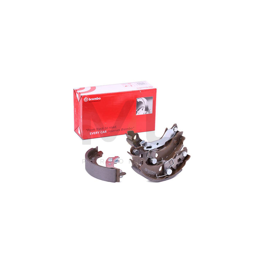 BREMBO S 23 522 Brake Shoe Set with handbrake lever