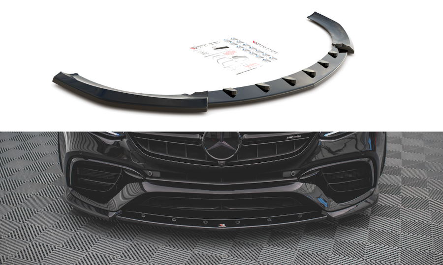 Maxton Design ME-E-213-63-ES-FD3T Front Splitter V.3 Mercedes Benz E63 AMG Estate/Sedan S213/W213 |