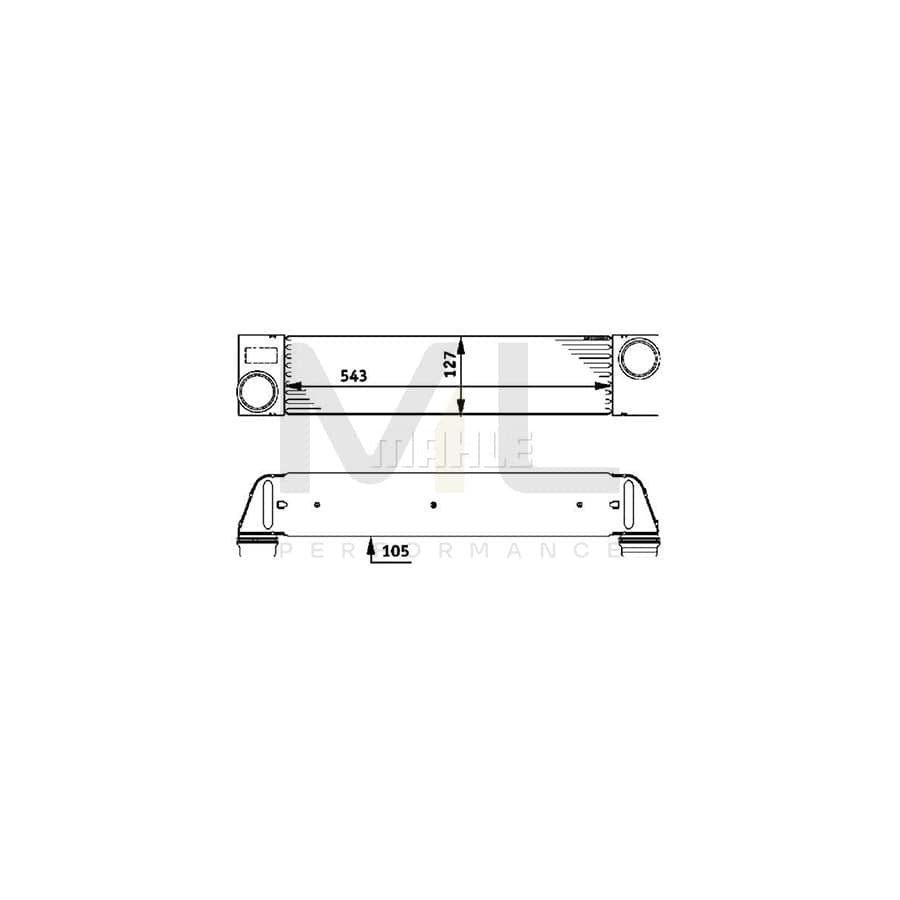 MAHLE ORIGINAL CI 75 000P Intercooler | Performance Parts DirectCar Parts