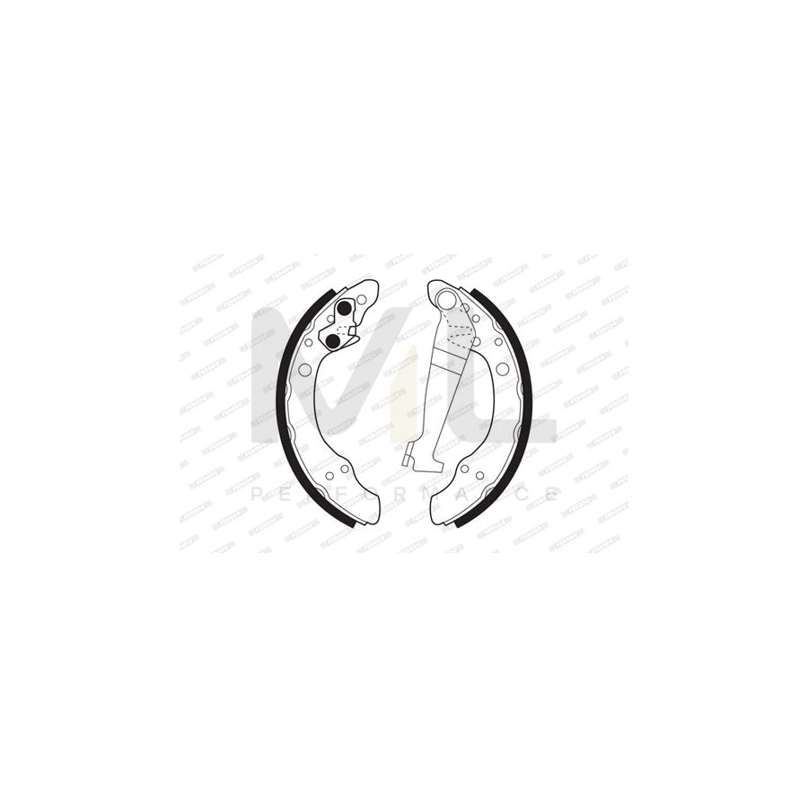 FERODO PREMIER FSB150 Brake Shoe Set | Performance Parts Direct Car Parts