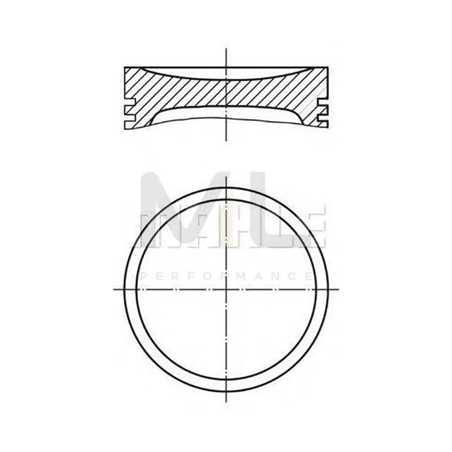 MAHLE ORIGINAL 503 63 01 Piston for PORSCHE 914 Targa 94,5 mm, with piston rings | Performance Parts DirectCar Parts