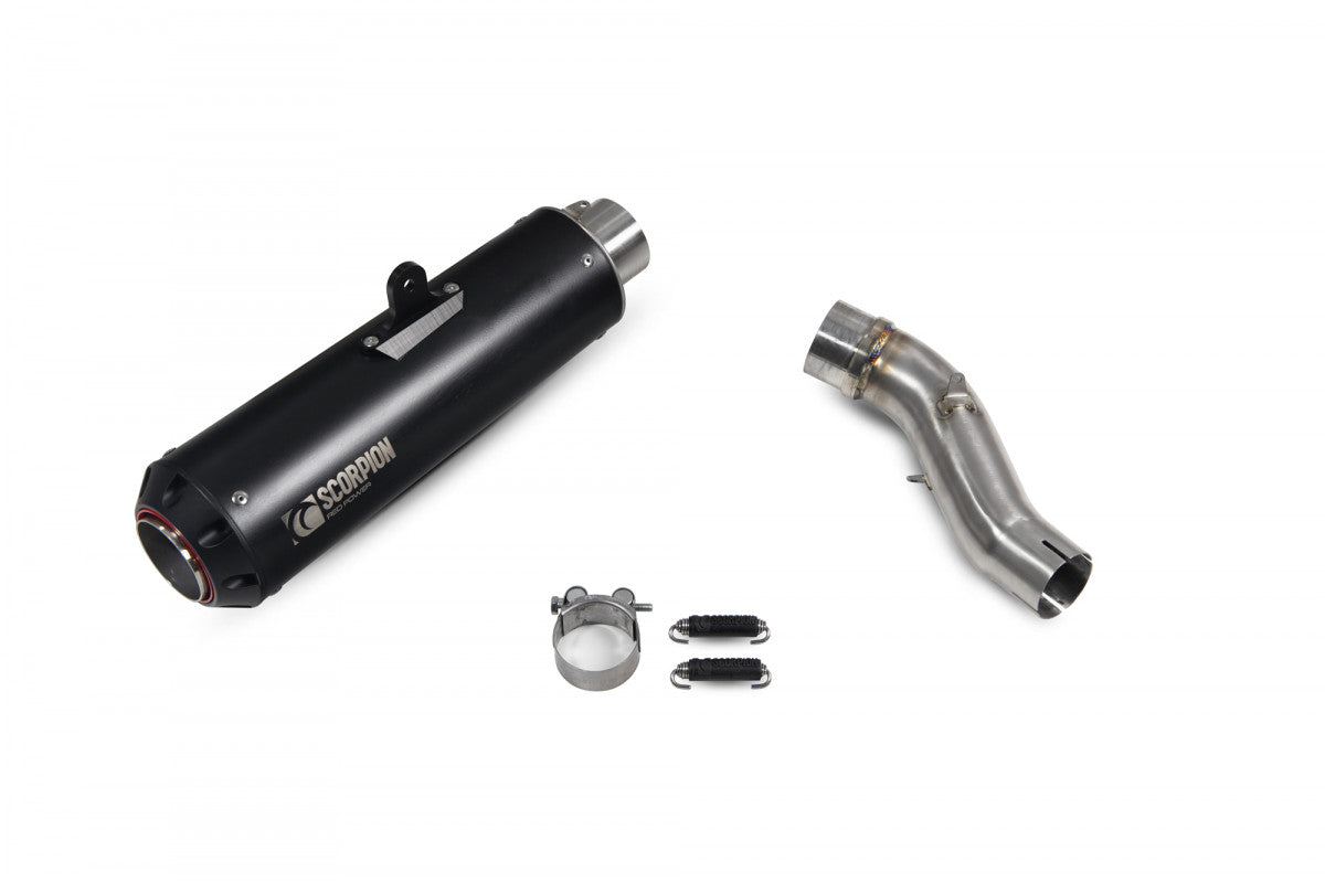 Scorpion PHA191BCER Honda CMX500 (Rebel) Red Power Slip-On - Black Ceramic Coated Sleeve | UK