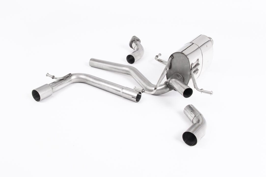 MillTek SSXSZ7 Suzuki Swift Axel back System with GT-115 Burnt Titanium Trims - EC Approved
