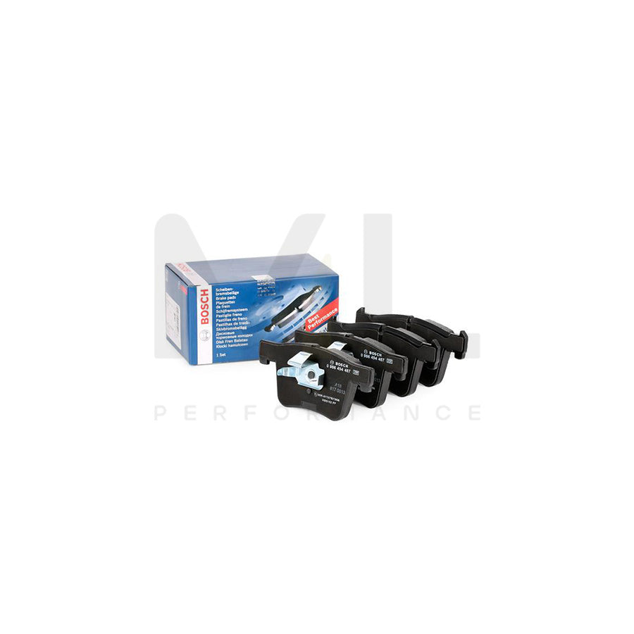 Bosch 0986494487 Brake Pad Set With Anti-Squeak Plate, With Piston Clip BP1408 | Performance Parts Direct Car Parts