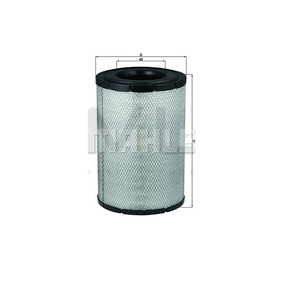 MAHLE ORIGINAL LX 2008 Air Filter Filter Insert | Performance Parts DirectCar Parts