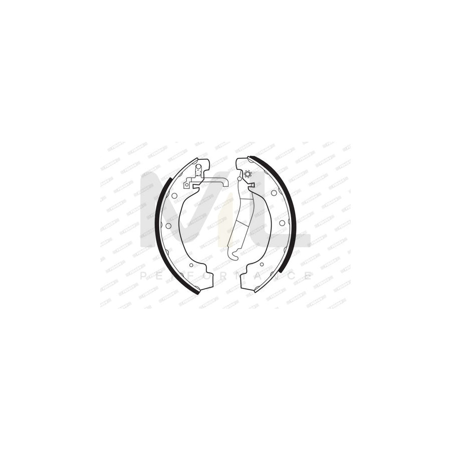 FERODO PREMIER FSB180 Brake Shoe Set | Performance Parts Direct Car Parts