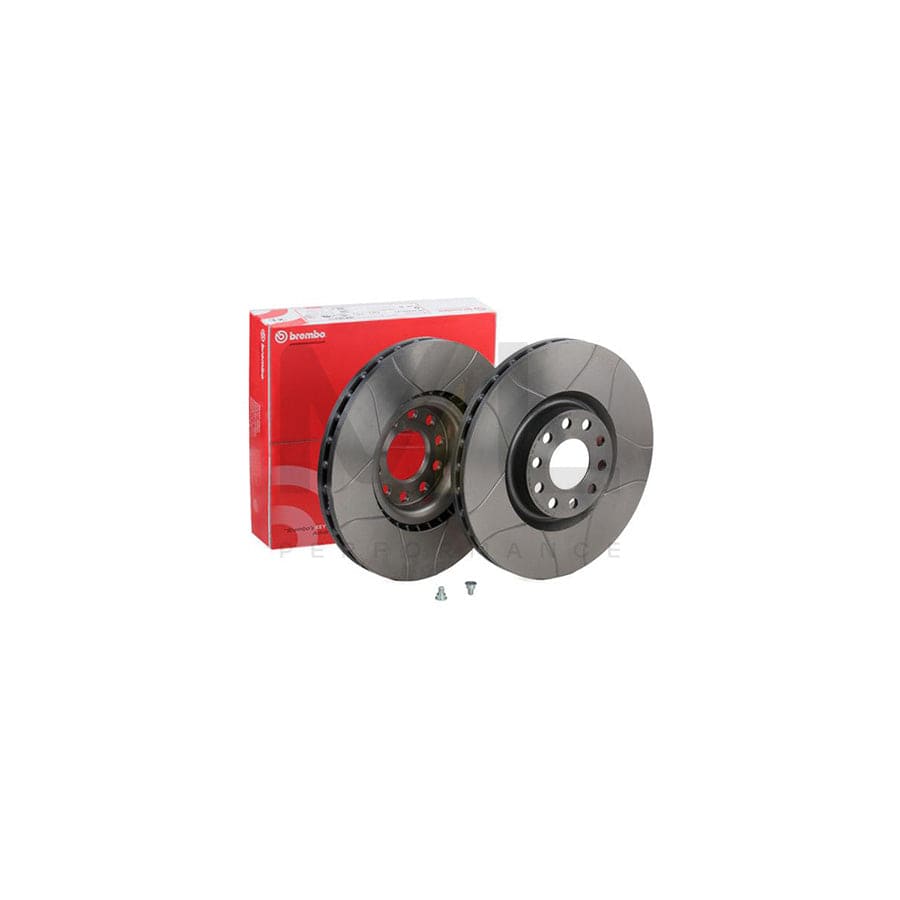 BREMBO MAX LINE 09.8689.75 Brake Disc Internally Vented, Slotted, Coated, High-carbon - 1 piece
