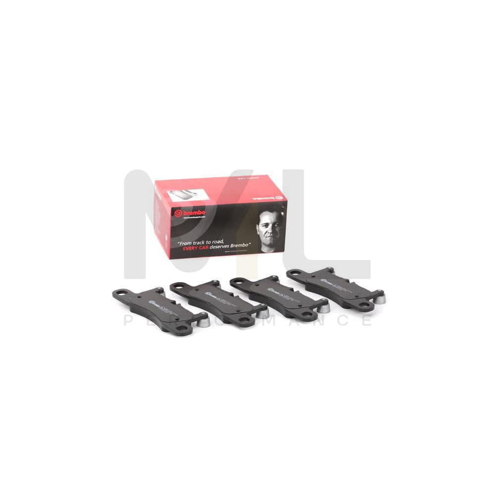 Brembo P 65 027 Brake Pad Set Prepared For Wear Indicator, With Counterweights