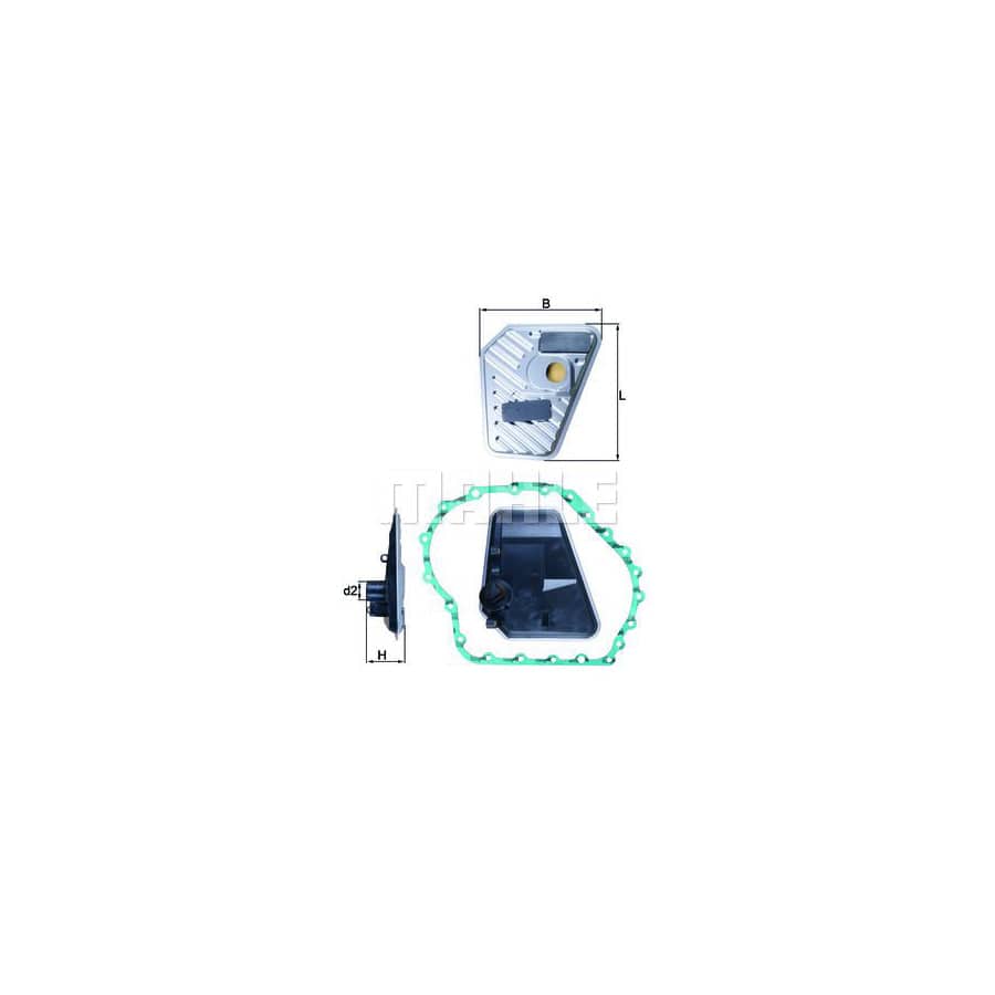 Mahle Original Hx 168D Hydraulic Filter, Automatic Transmission | Performance Parts Direct Car Parts