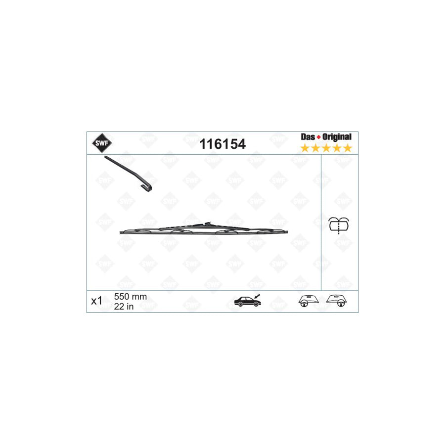 Swf Original 116154 Wiper Blade