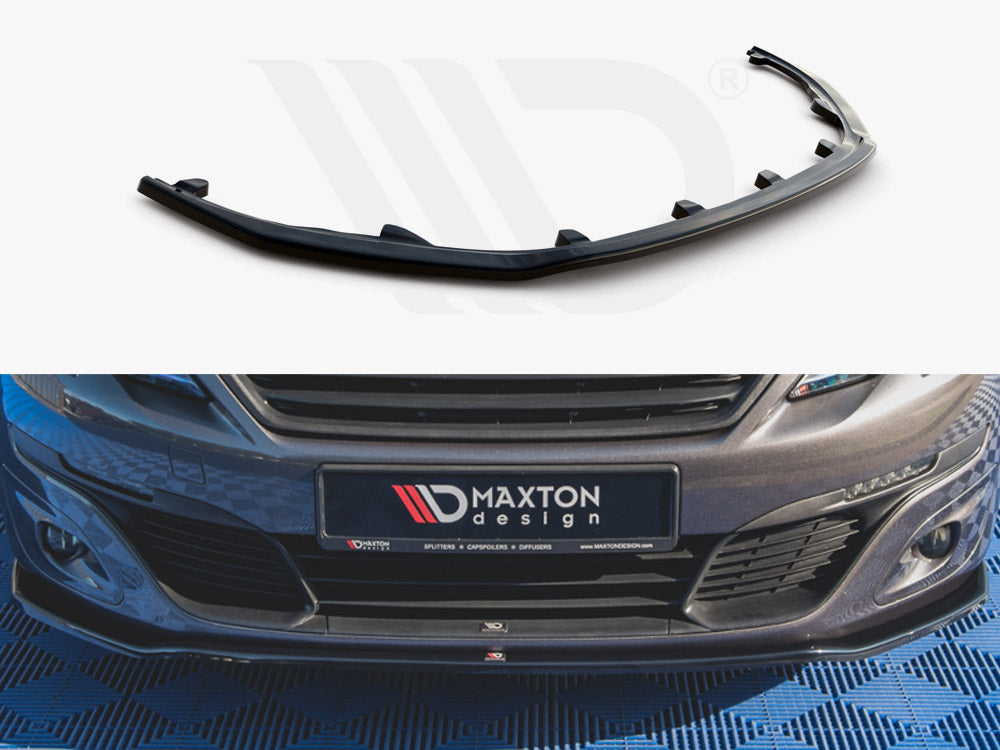 Maxton Design Peugeot 308 MK2 Facelift (2017-) Front Splitter V1