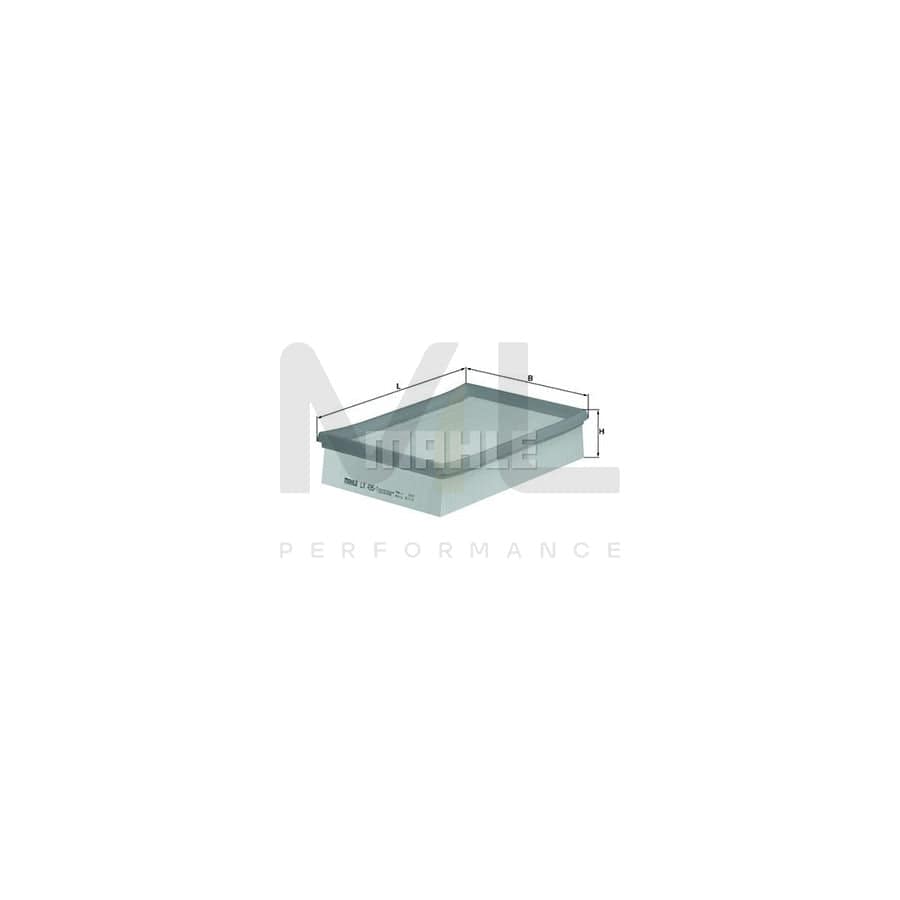MAHLE ORIGINAL LX 435/1 Air Filter Filter Insert | Performance Parts DirectCar Parts