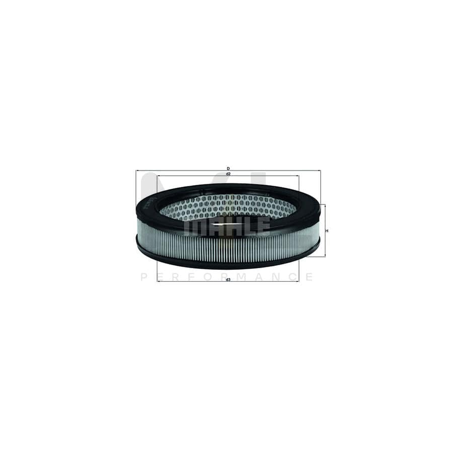 MAHLE ORIGINAL LX 67 Air Filter Filter Insert | Performance Parts DirectCar Parts