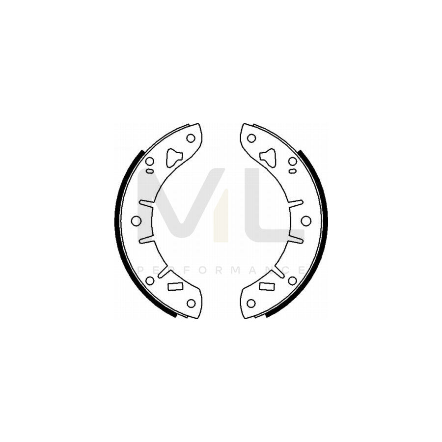 TEXTAR 91070000 Brake Shoe Set for MG MGB without handbrake lever | Performance Parts Direct Car Parts