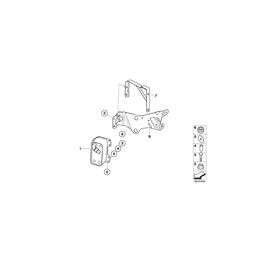 Genuine BMW 63129129299 RR1 E61 Combination Allen Bolt (Inc. Drophead, Phantom EWB & 535xi)
