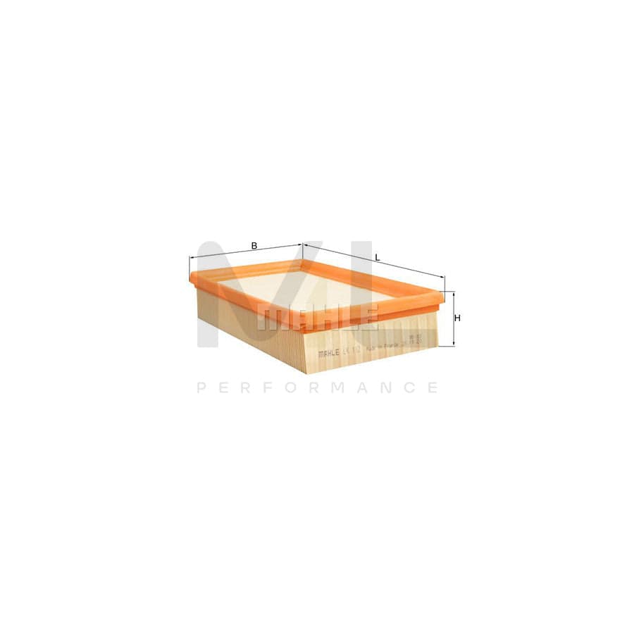 MAHLE ORIGINAL LX 112 Air Filter Filter Insert | Performance Parts DirectCar Parts