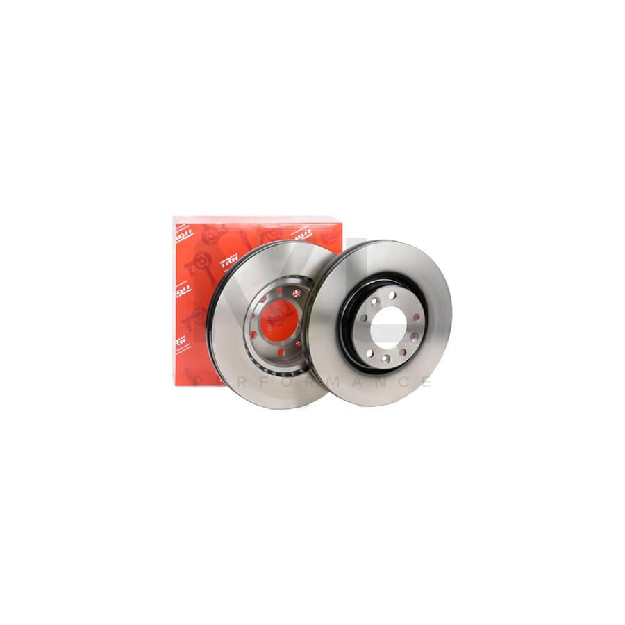 TRW DF6657 Brake Disc Vented, Painted, High-carbon | Performance Parts Direct Car Parts