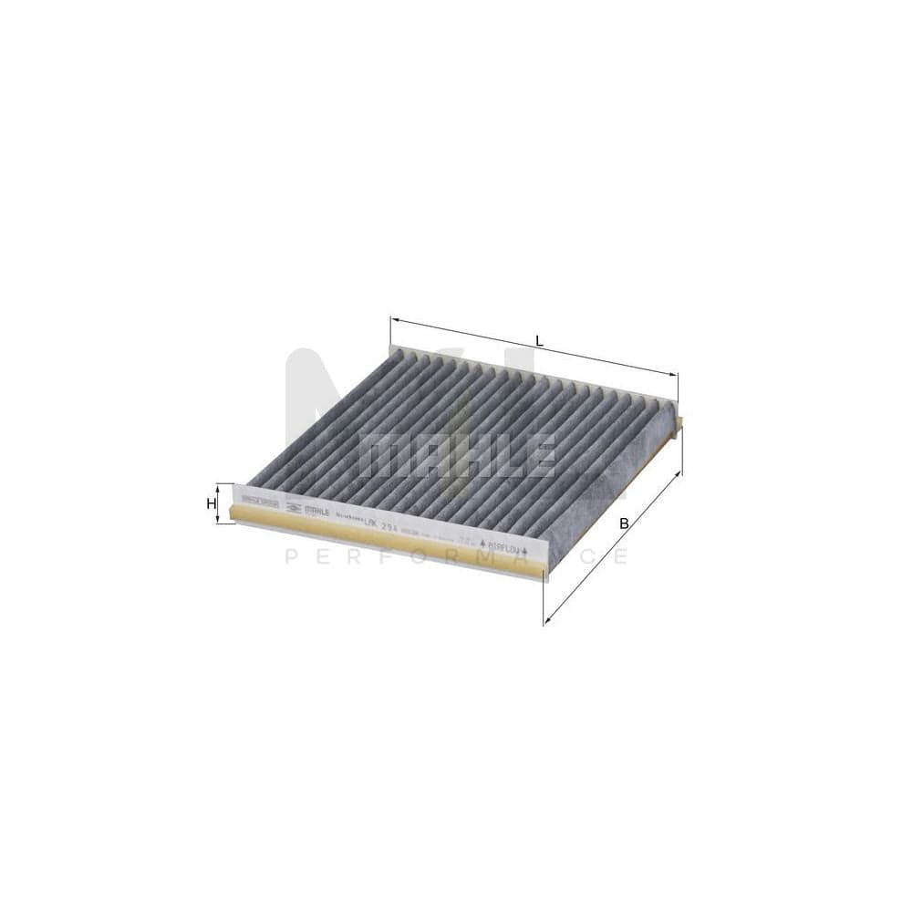 MAHLE ORIGINAL LAK 294 Pollen filter Activated Carbon Filter | Performance Parts DirectCar Parts