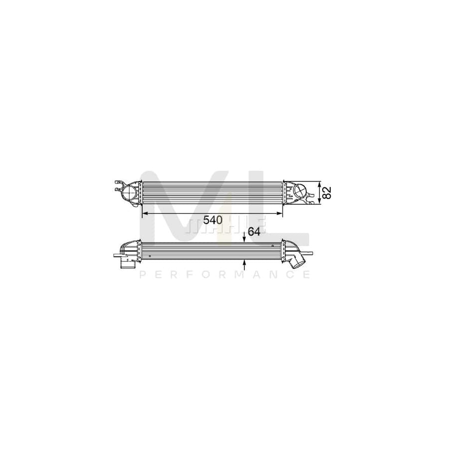 MAHLE ORIGINAL CI 188 000P Intercooler | Performance Parts DirectCar Parts