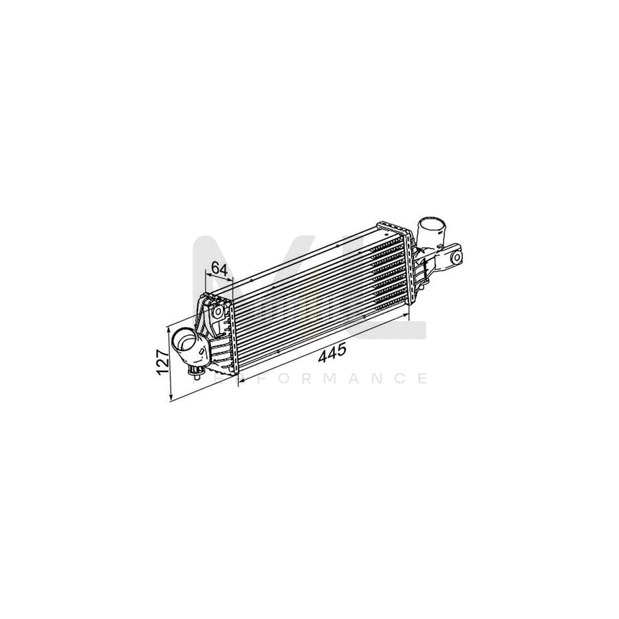 MAHLE ORIGINAL CI 355 000P Intercooler | Performance Parts DirectCar Parts