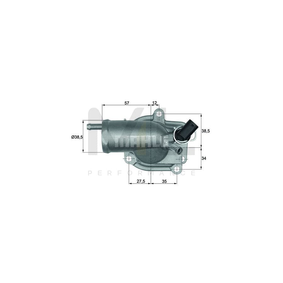 MAHLE ORIGINAL TI 31 87 Engine thermostat Opening Temperature: 87��C, with seal | Performance Parts DirectCar Parts