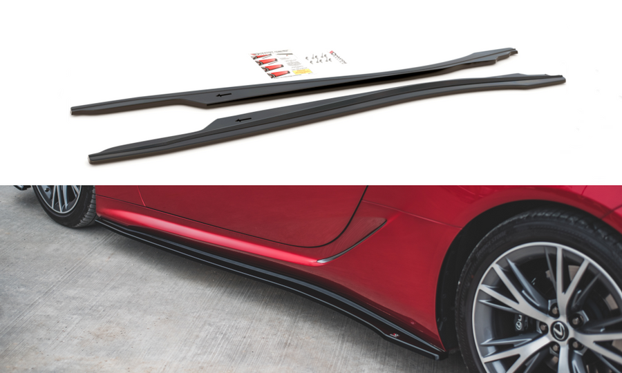 Maxton Design LE-LC-500-SD1T Side Skirts Diffusers Lexus LC 500 |