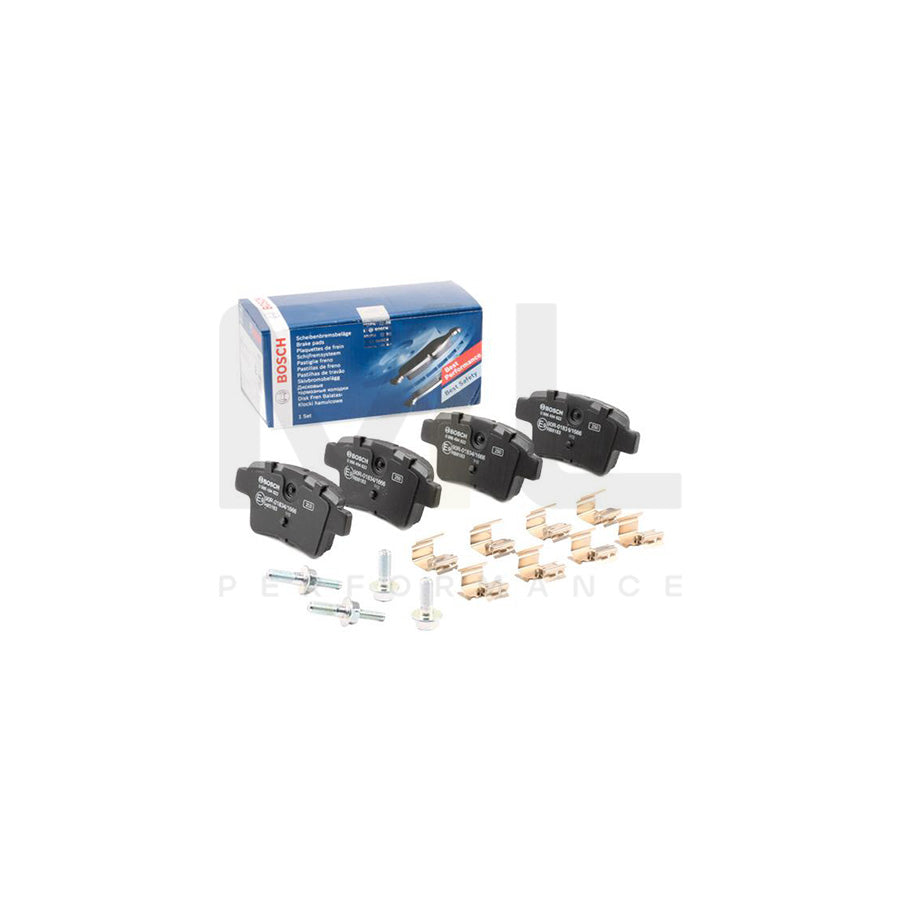 Bosch 0986494622 Brake Pad Set For Citroën C4 With Anti-Squeak Plate, With Bolts/Screws, With Accessories BP1110 | Performance Parts Direct Car Parts