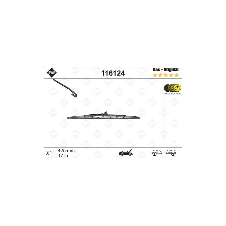 Swf Original 116124 Wiper Blade