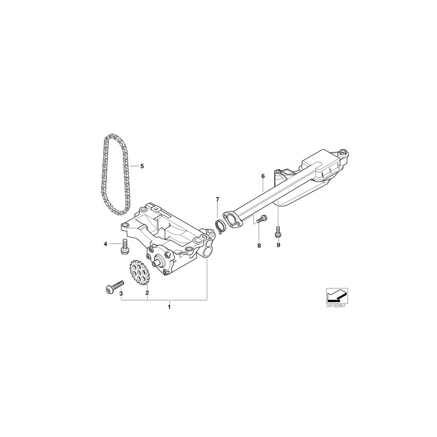 Genuine BMW 11412247753 E46 Intake Tube (Inc. 330d)