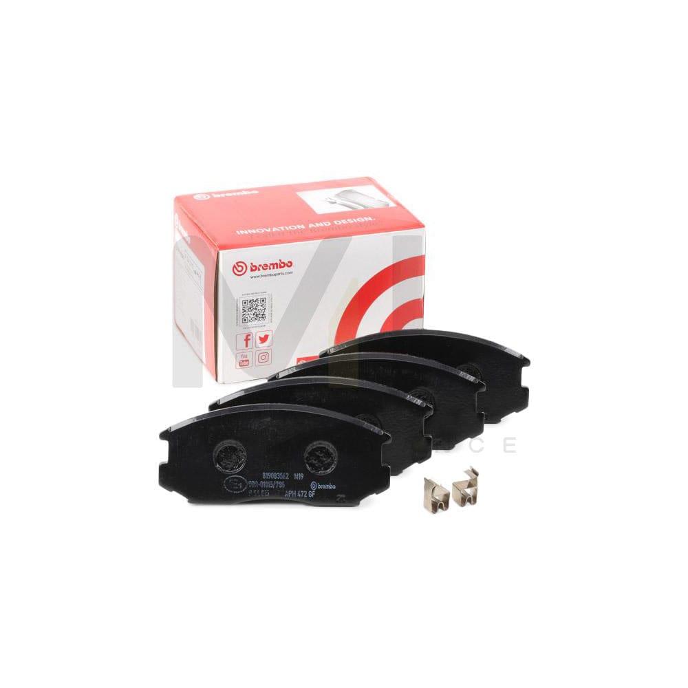 Brembo P 54 015 Brake Pad Set With Acoustic Wear Warning