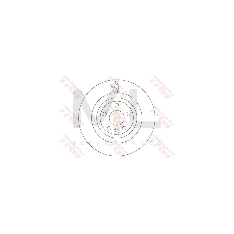 TRW DF6706S Brake Disc Vented, Painted | Performance Parts Direct Car Parts