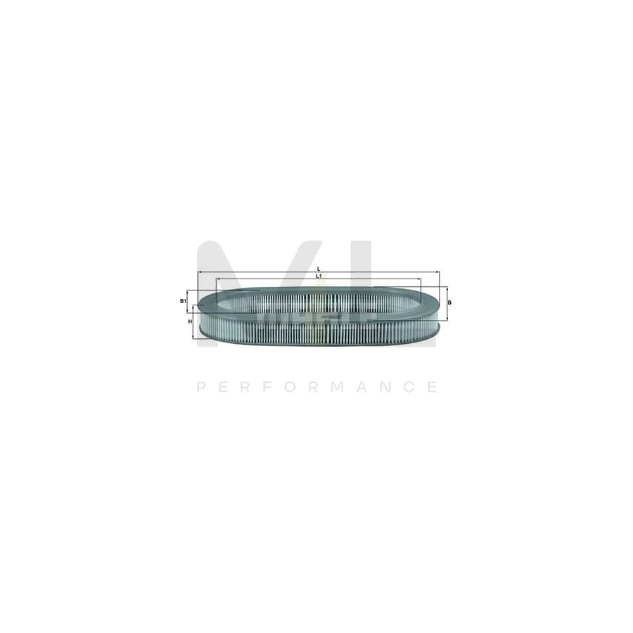 MAHLE ORIGINAL LX 1042 Air Filter Filter Insert | Performance Parts DirectCar Parts