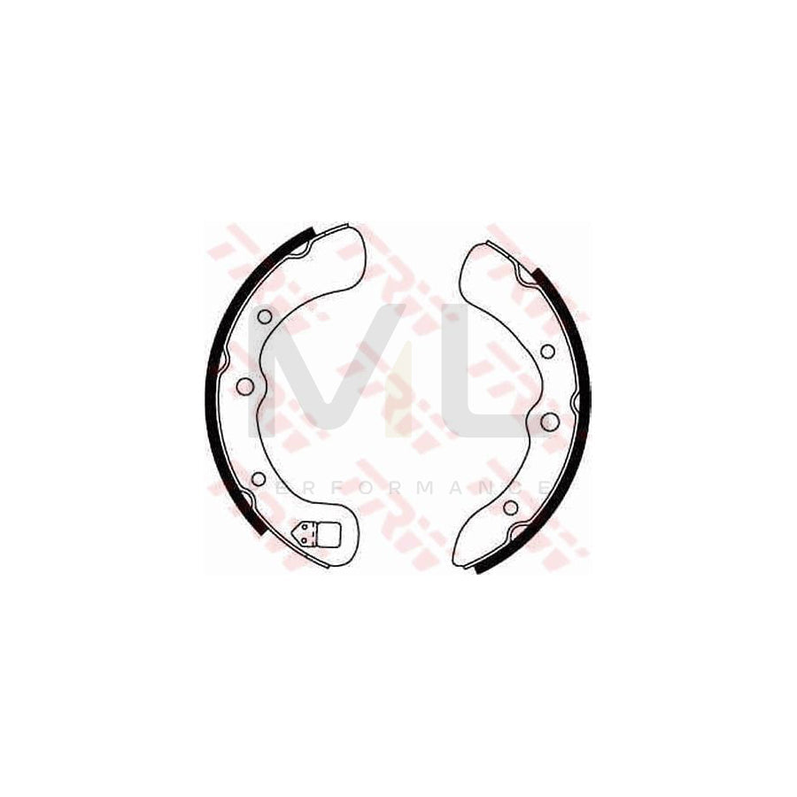 TRW GS8139 Brake Shoe Set | Performance Parts Direct Car Parts