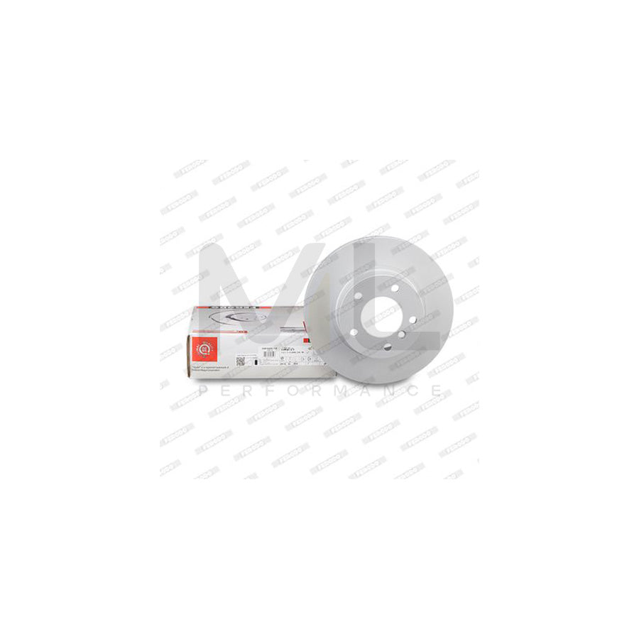 FERODO DDF240-1 Brake Disc Solid, with bolts/screws | Performance Parts Direct Car Parts