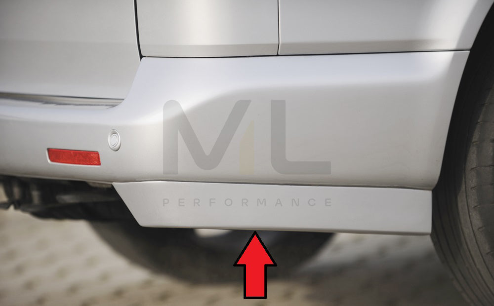 Rieger 00059254 VW T5 Right Rear Diffuser