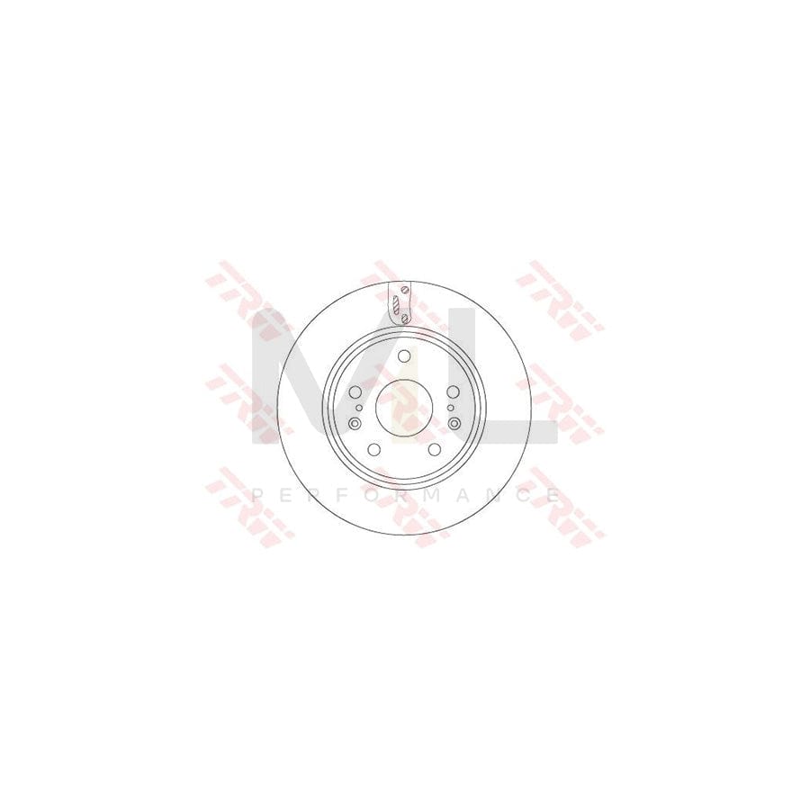 TRW DF6703 Brake Disc Vented, Painted | Performance Parts Direct Car Parts