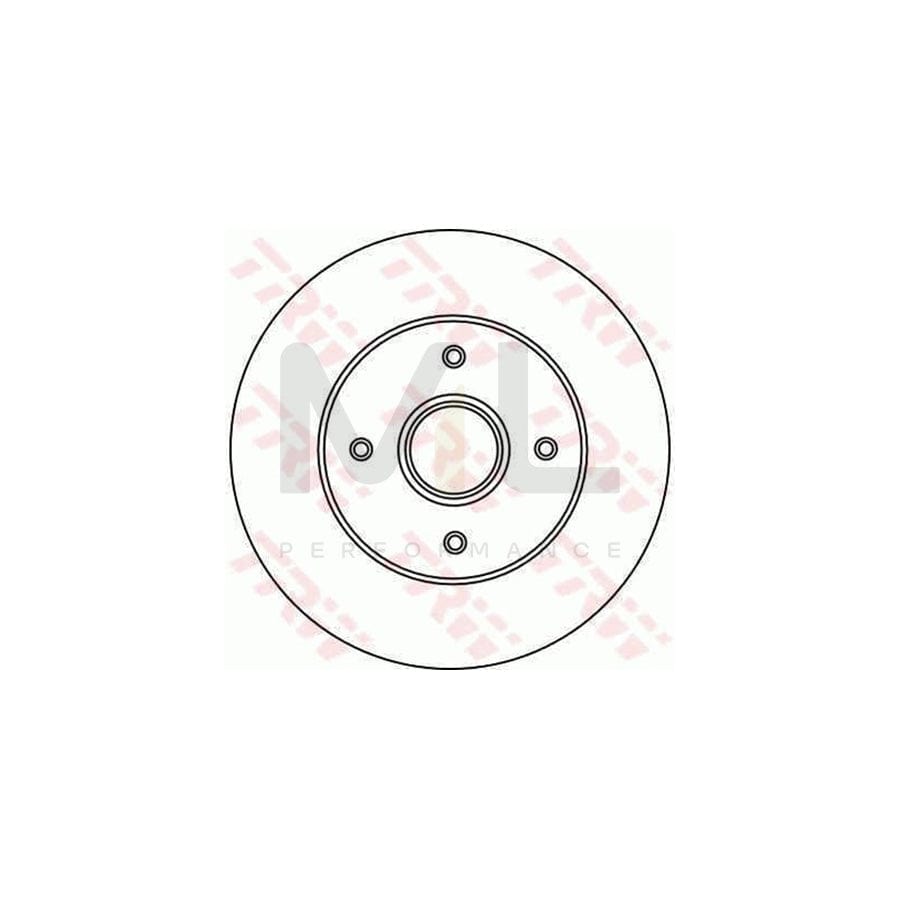 TRW DF2709 Brake Disc Solid | Performance Parts Direct Car Parts